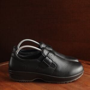 Birkenstock Shoes Unisex SZ EU 40 US W9 M7 Black Caris Pro Leather Work Comfort